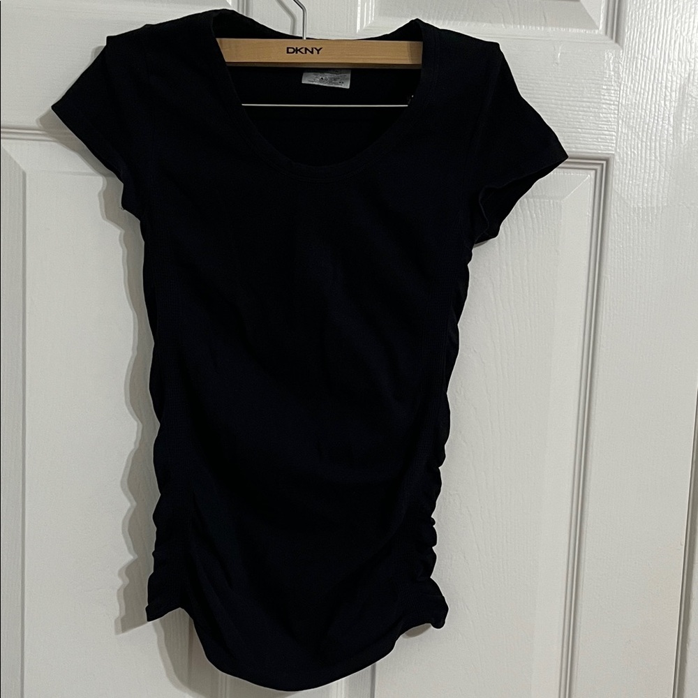 Athleta Women's Black Short Sleeve Tee